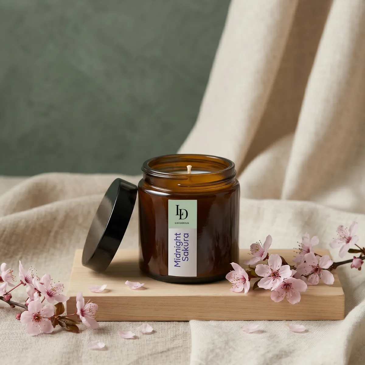 Midnight Sakura – Soy Candle
