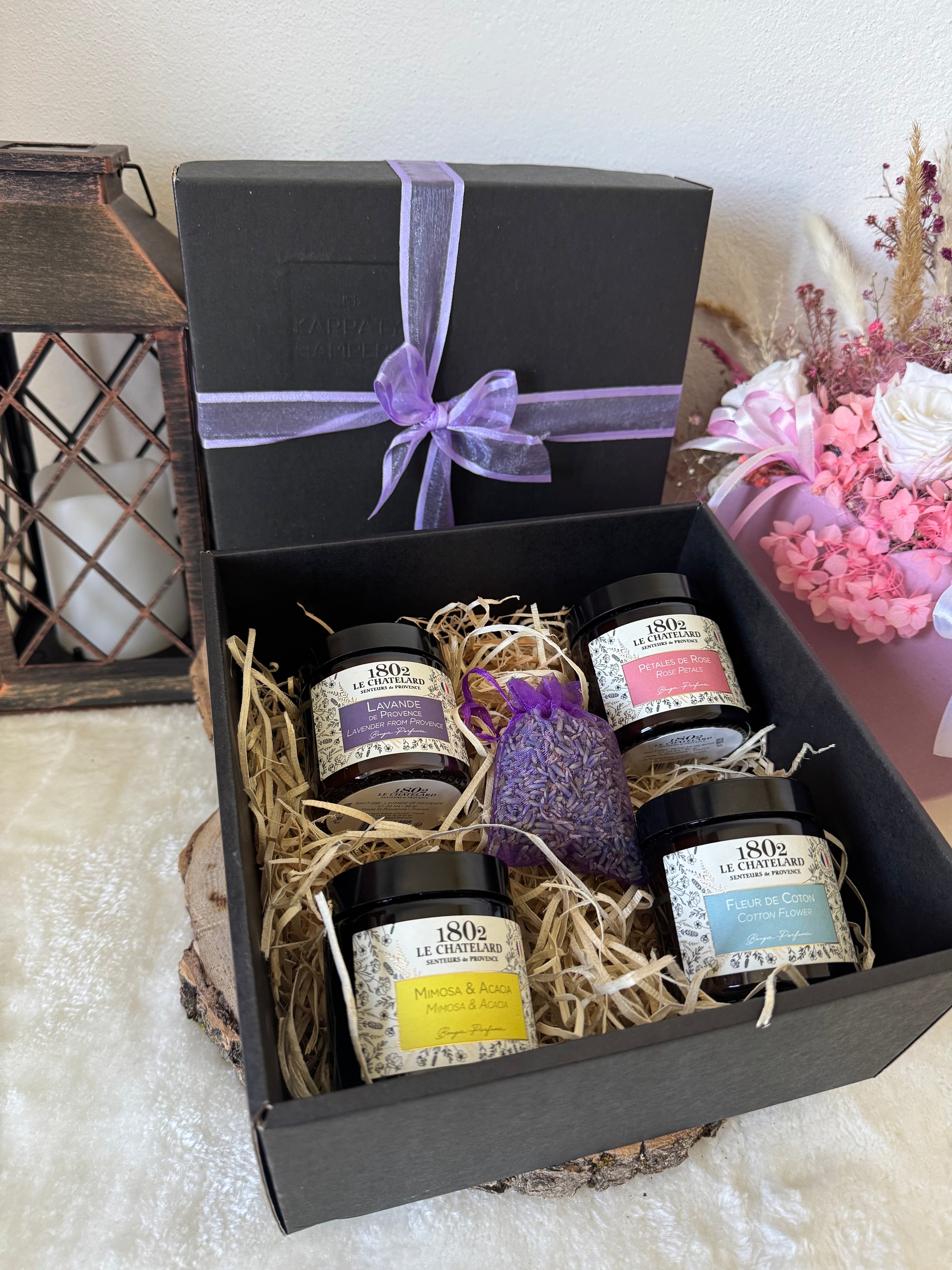 Dárkový box – Luxusní set vonných svíček pro ženy