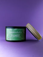 Růžová zahrada – přírodní svíčka ze 100% včelího vosku s růží