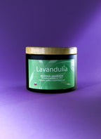 Růžová zahrada – přírodní svíčka ze 100% včelího vosku s růží