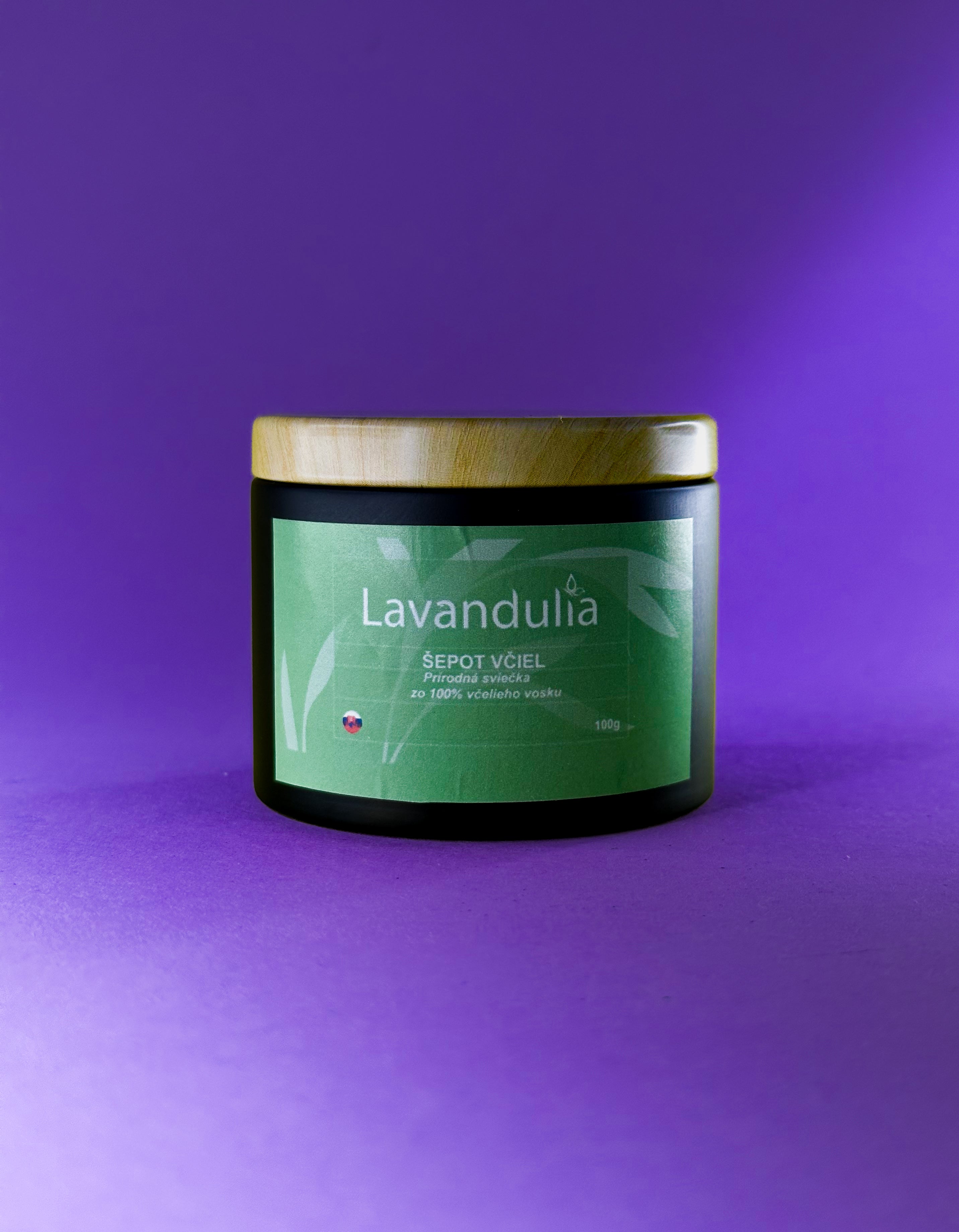 Šepot včel – přírodní svíčka ze 100% včelího vosku